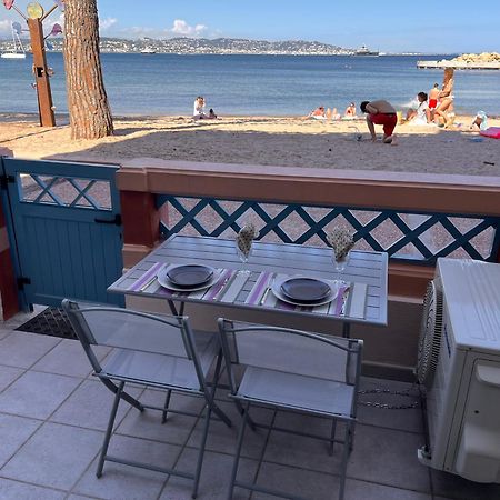 French Riviera 1 Bedroom On The Beach Facing Cannes 泰晤勒·苏尔·梅尔 外观 照片