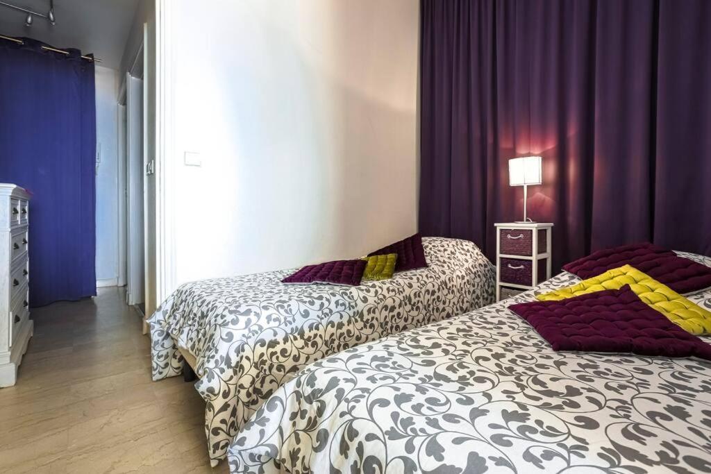 French Riviera 1 Bedroom On The Beach Facing Cannes 泰晤勒·苏尔·梅尔 外观 照片